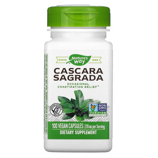 Cáscara Sagrada - 270mg - 100 Cápsulas Veganas