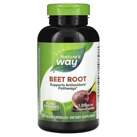 Betabel - Raíz - 1,000mg - 320 Cápsulas Veganas