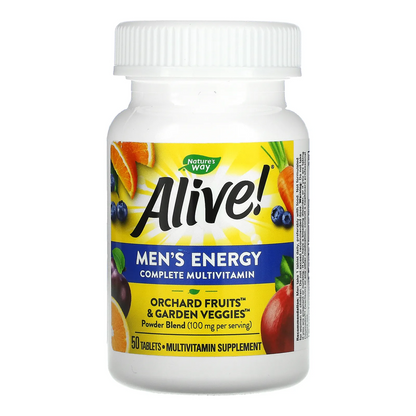 Alive!® Multivitaminico Energia Para Hombres (50 tabs), Nature's Way