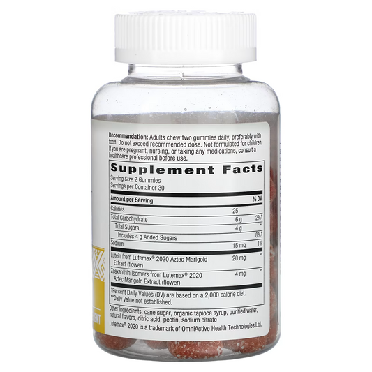 OFERTA 25% Luteína 20 mg (60 gomitas), Nature's Way
