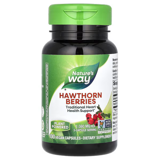 Espino - Bayas - 1,080mg - 100 Cápsulas Veganas