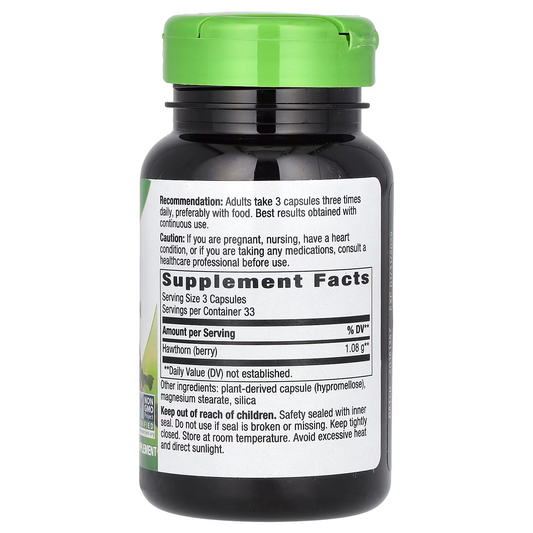 Espino - Bayas - 1,080mg - 100 Cápsulas Veganas