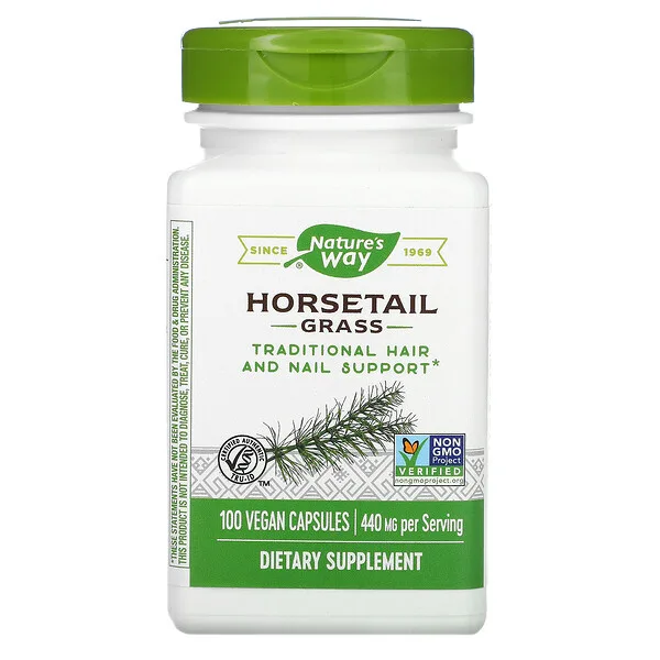 Cola de Caballo - Hierba - 440mg - 100 Cápsulas Veganas