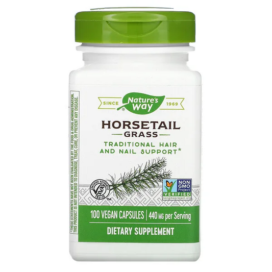 Cola de Caballo - Hierba - 440mg - 100 Cápsulas Veganas