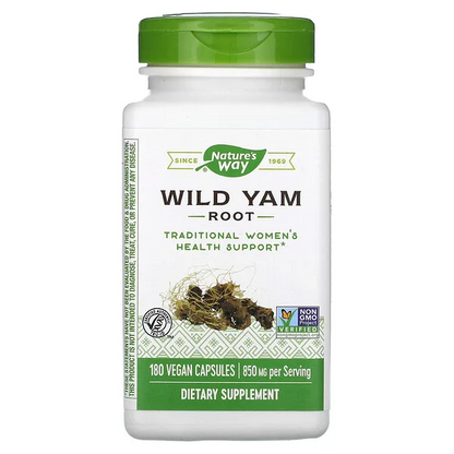 Raiz De Ñame Silvestre 850 mg (180 veg caps), Nature's Way