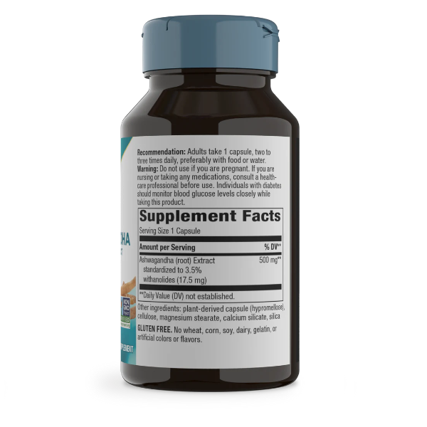 Ashwagandha - Extracto Premium - 500mg - 60 Cápsulas Veganas