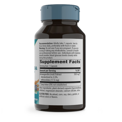 Ashwagandha - Extracto Premium - 500mg - 60 Cápsulas Veganas