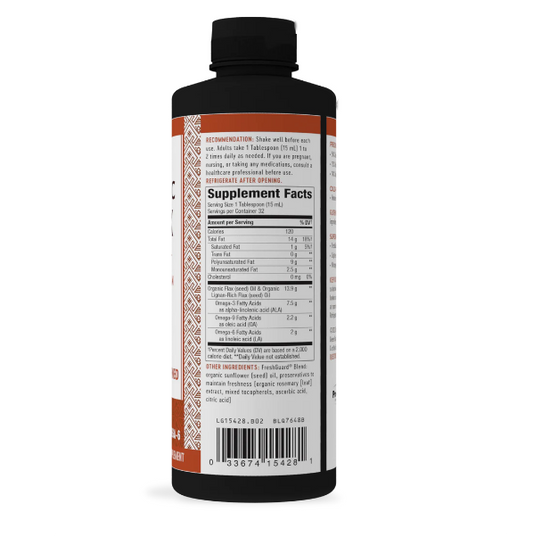 Aceite de Linaza Orgánico Súper Lignanos - 480ml