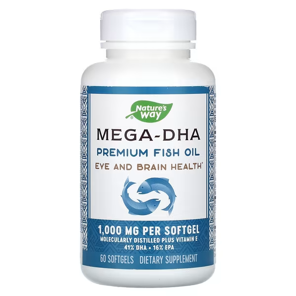 Mega-DHA - 1,000mg - 60 Cápsulas Blandas