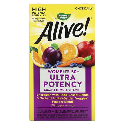 Multivitaminico De Ultra Potencia Mujeres +50 (60 tabs), Nature's Way