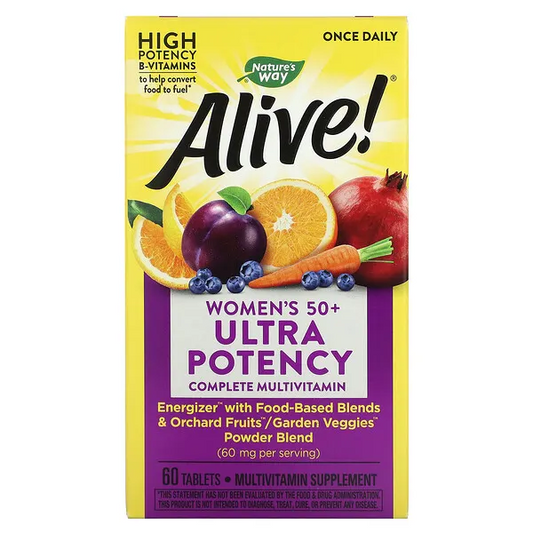 OFERTA 50% Multivitaminico De Ultra Potencia Mujeres +50 (60 tabs), Nature's Way