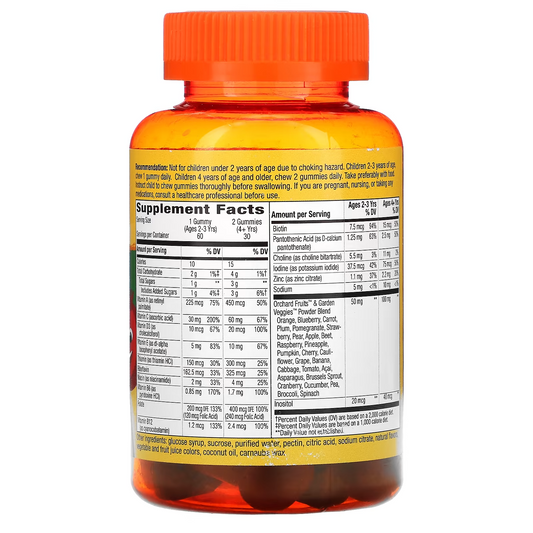 Multivitamínico para Niños - 60 Gomitas