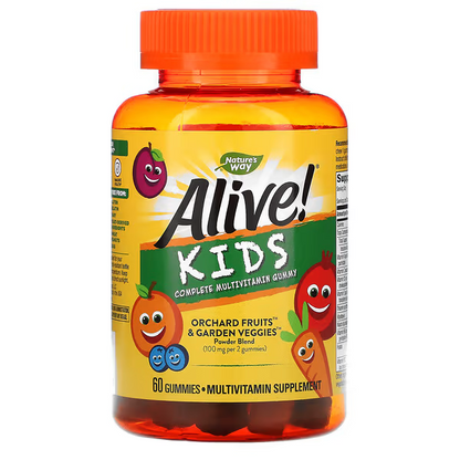 CC Alive!® Multivitaminico para Niños (60 gomitas), Nature's Way