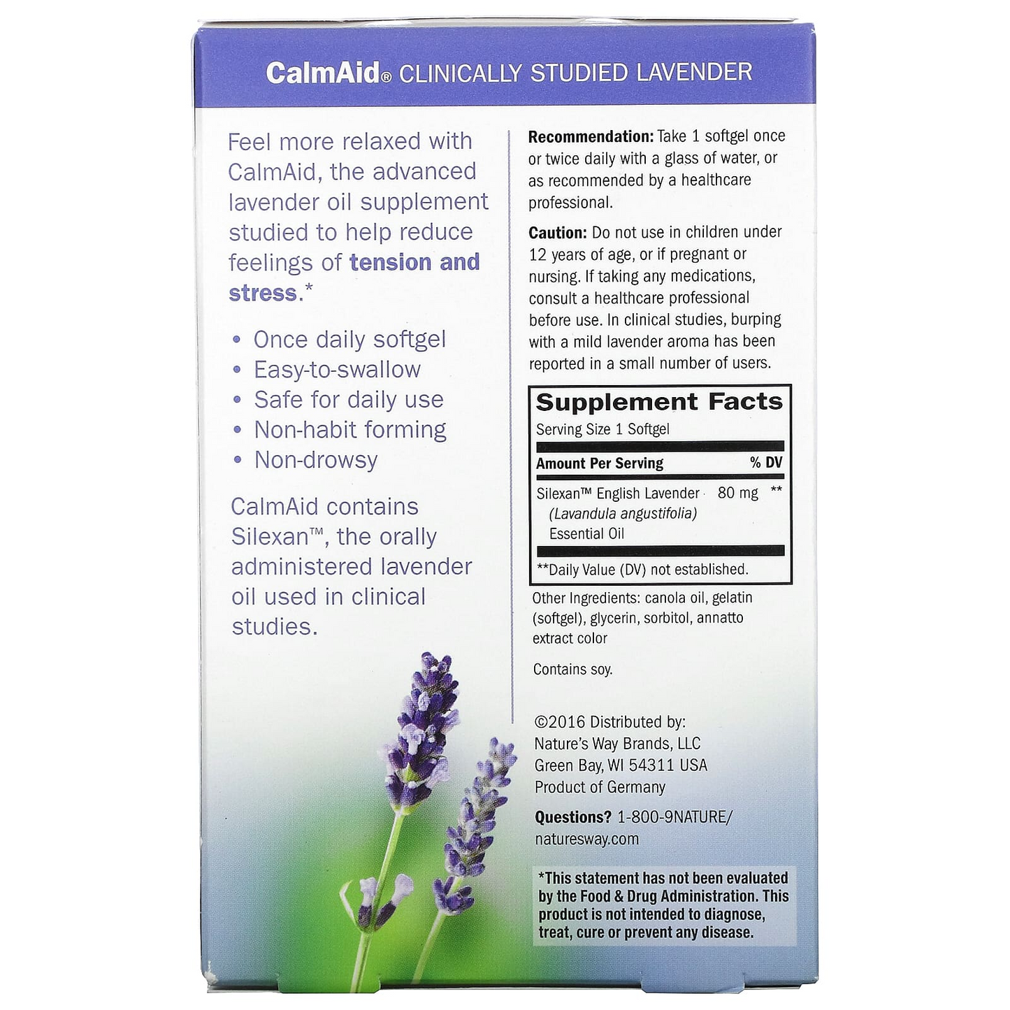 CalmAid - 30 Cápsulas Blandas