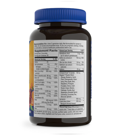 Multivitamínico para Hombres 50+ - 60 Gomitas