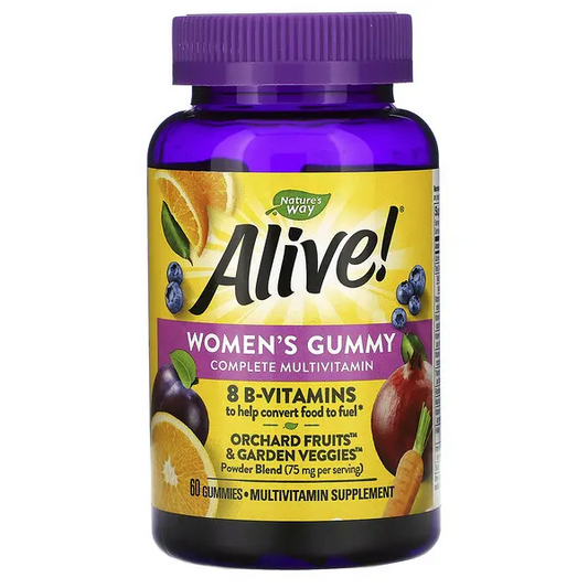 Alive! ® Multivitamínico 75mg Para Mujeres (60 gomitas), Nature's Way