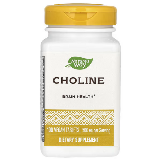 Colina - 500mg - 100 Tabletas Veganas
