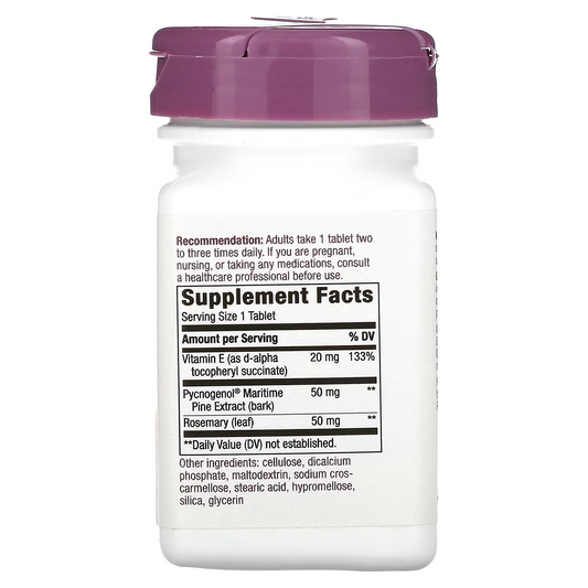 Pycnogenol - Mezcla Premium - 50mg - 30 Tabletas Veganas