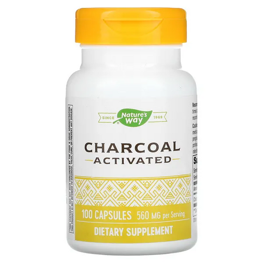 Carbón Activado - 560mg - 100 Cápsulas