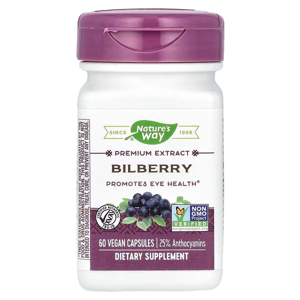 Arándano Azul - Extracto Premium - 25% Antocianinas - 60 Cápsulas Veganas