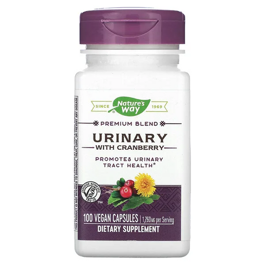 Urinary con Arándano Rojo - Mezcla Premium - 1,260mg - 100 Cápsulas Veganas