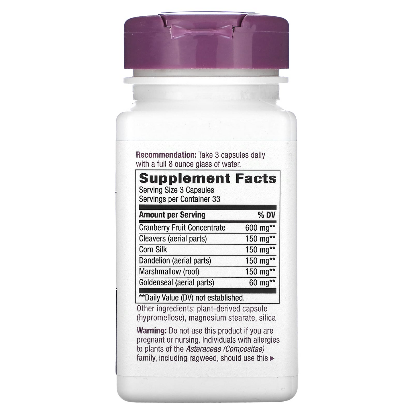 Urinary con Arándano Rojo - Mezcla Premium - 1,260mg - 100 Cápsulas Veganas