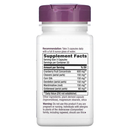 Urinary con Arándano Rojo - Mezcla Premium - 1,260mg - 100 Cápsulas Veganas