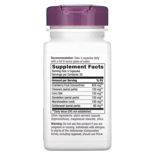 Urinary con Arándano Rojo - Mezcla Premium - 1,260mg - 100 Cápsulas Veganas