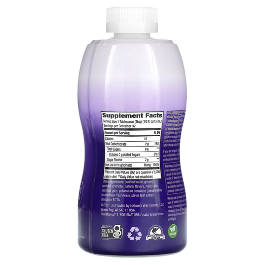 Hierro Líquido - 18mg - Moras - 480ml
