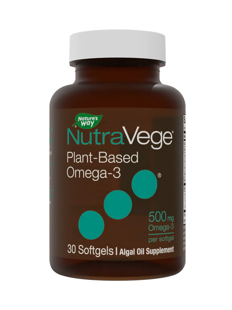 NutraVege - Omega-3 Vegetal - 500mg - 30 Cápsulas Blandas