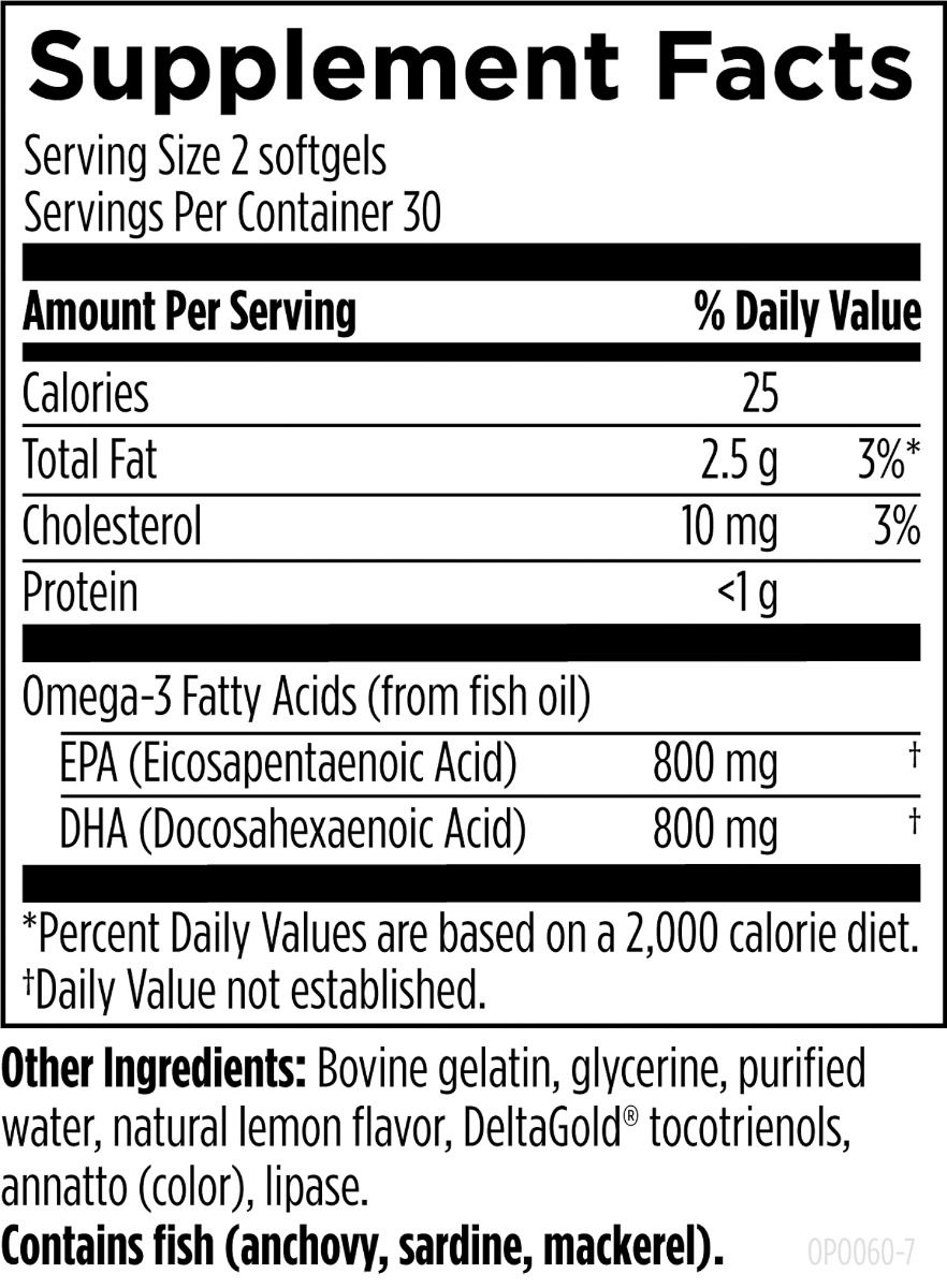 OmegAvail™ Hi-Po , EPA/ DHA 800 mg (60 softgels), Designs for Health