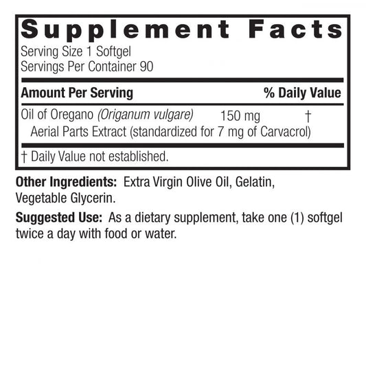Aceite de Orégano (90 caps), Nature's Answer