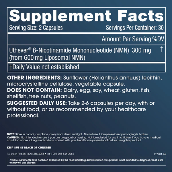 NMN Pro™ Liposomal 300 mg (60 caps), ProHealth