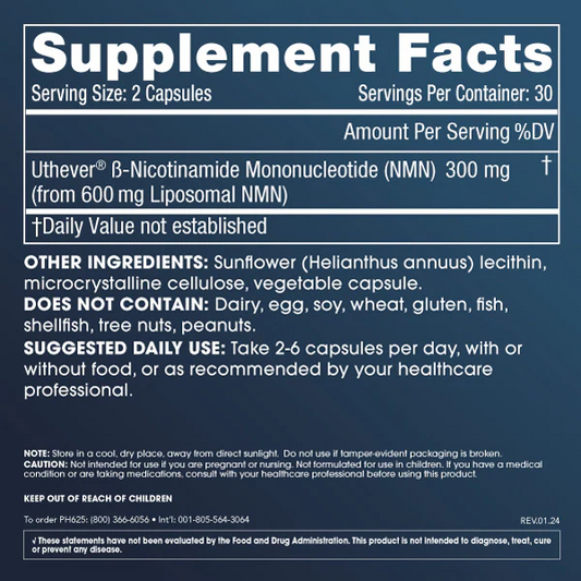 NMN Pro™ Liposomal 300 mg (60 caps), ProHealth
