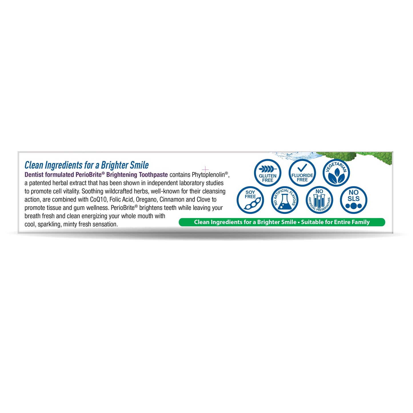 Pasta Dental PerioBrite Coolmint (4 oz/113.4 gr) , Nature's Answer