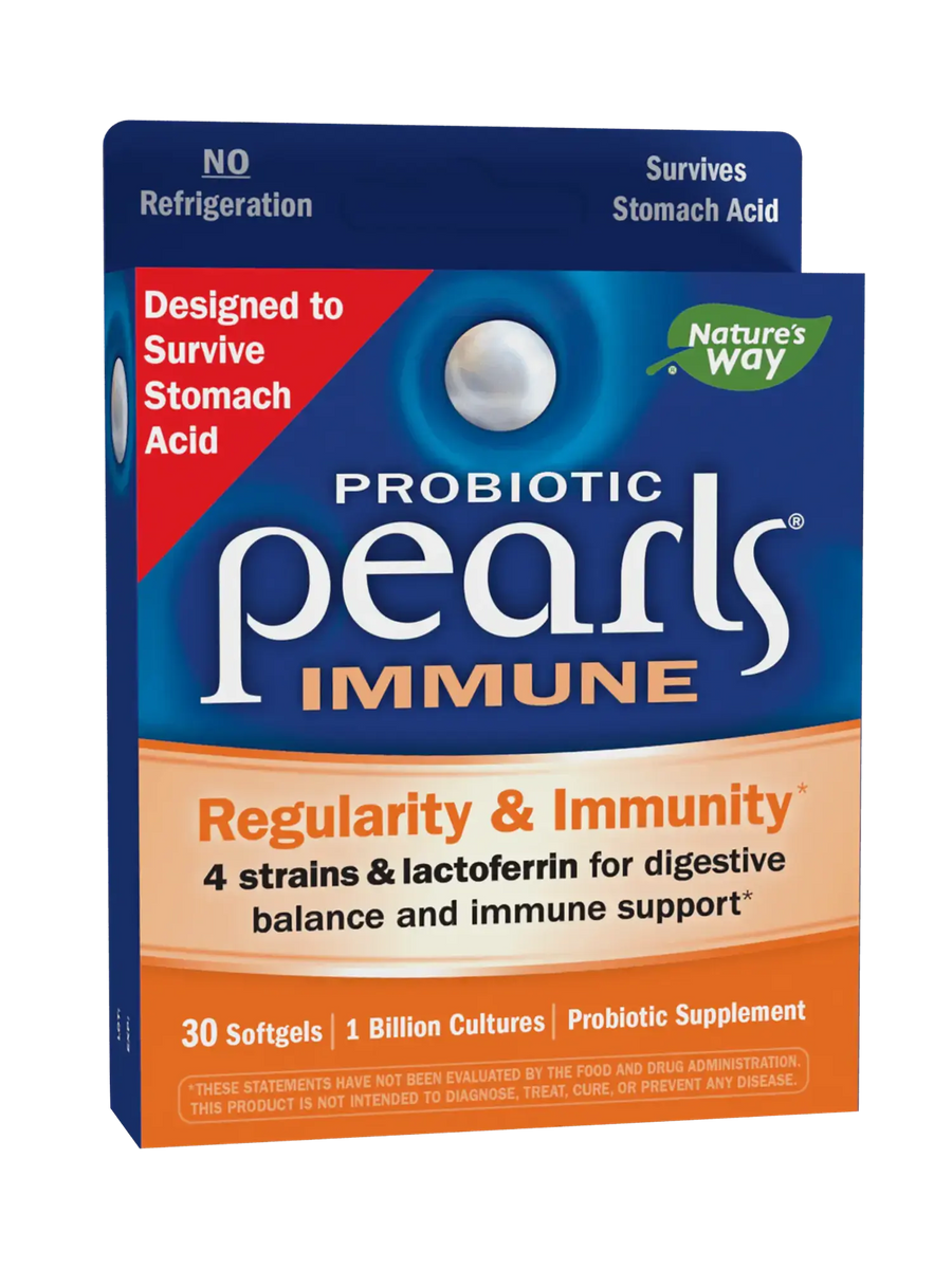 Probiótico Pearls® Immune - Regularidad & Inmunidad - Mil Millones de Cultivos - 30 Cápsulas Blandas