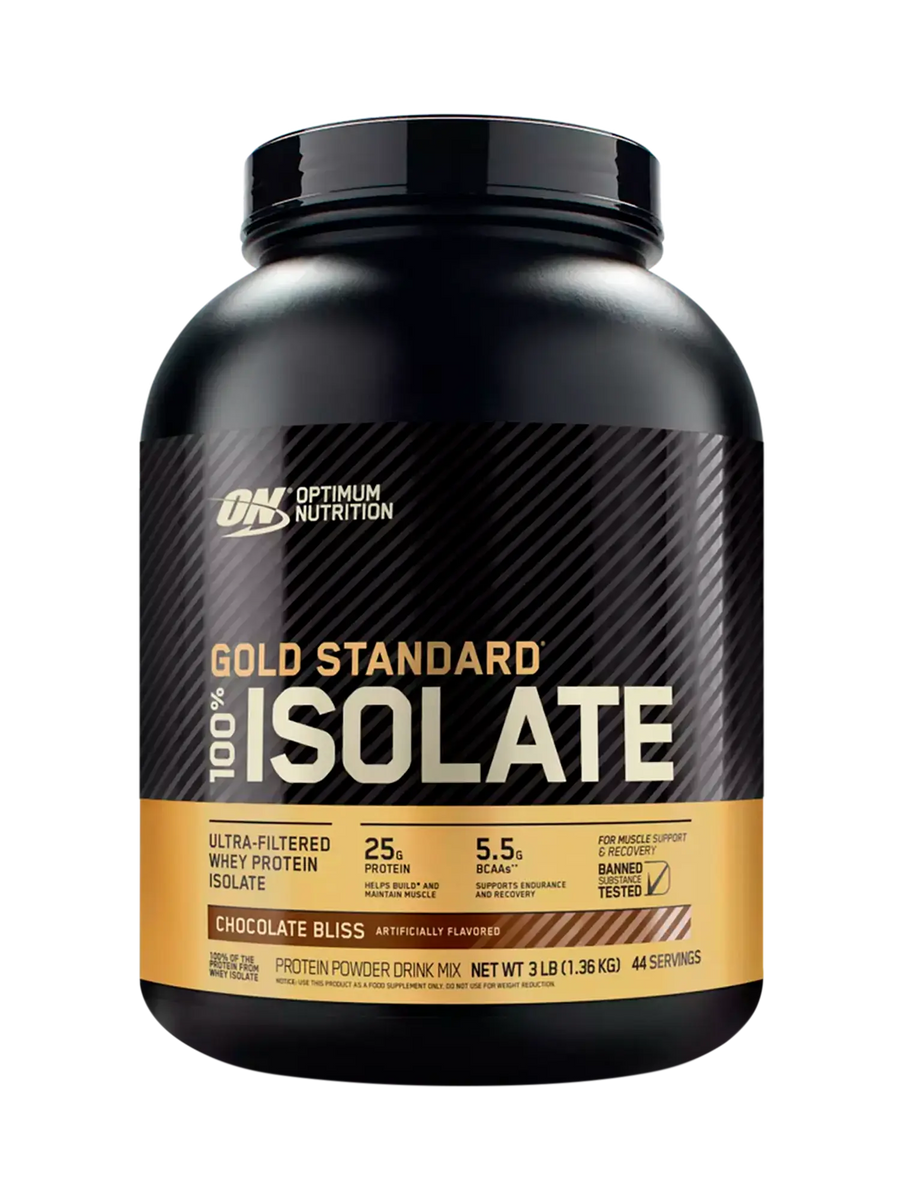 Proteína de Suero Optimum Nutrition Gold Standard 100% Isolate. Aislada, Hidrolizada y Ultra-filtrada - Chocolate - PURESUPPLY
