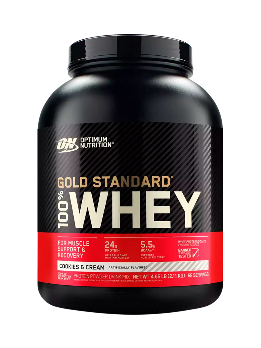 Proteína de Suero Optimum Nutrition Gold Standard 100% Whey - Cookies & Cream - PURESUPPLY