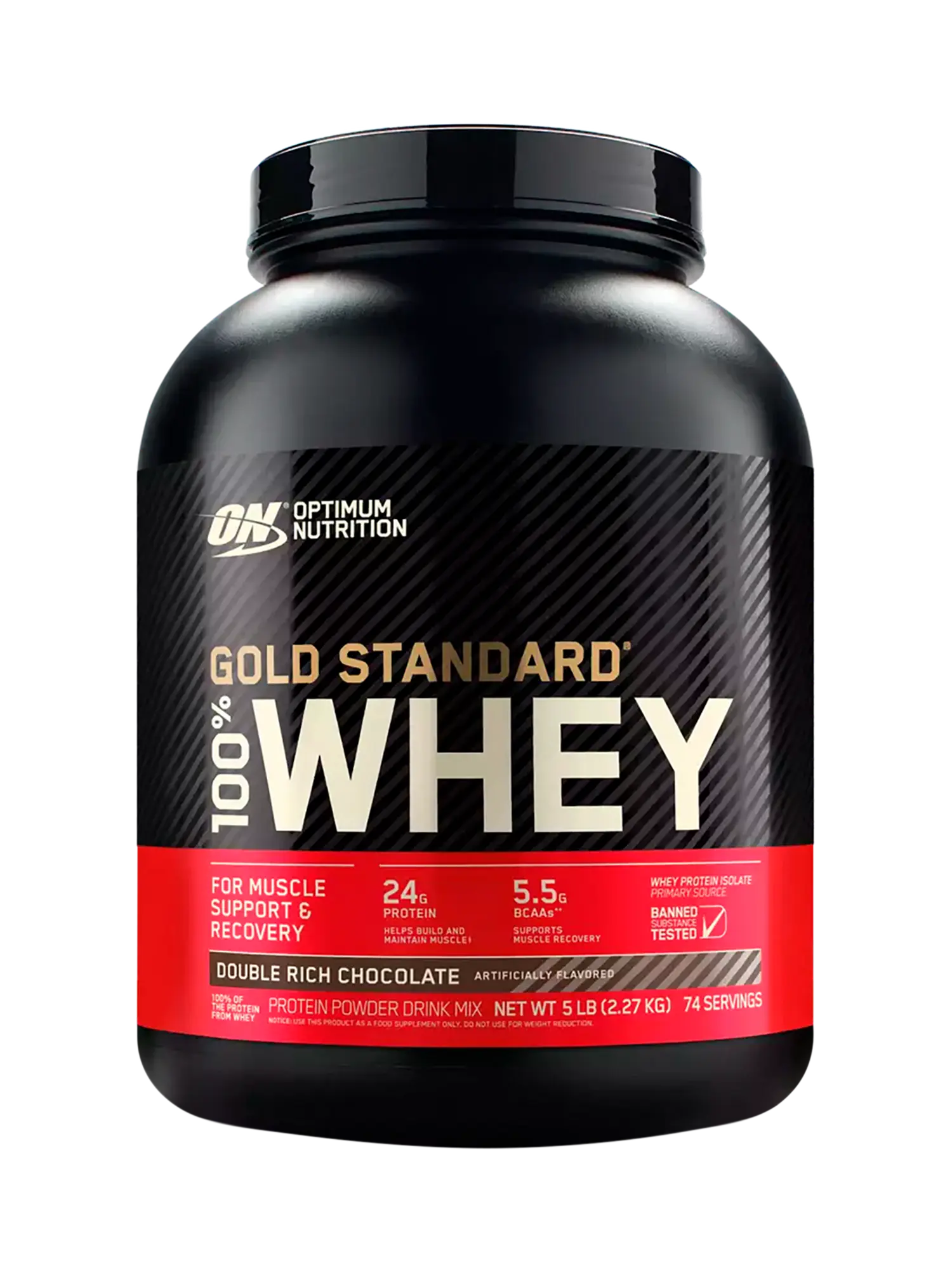 Proteína de Suero Optimum Nutrition Gold Standard 100% Whey - Doble Chocolate - PURESUPPLY