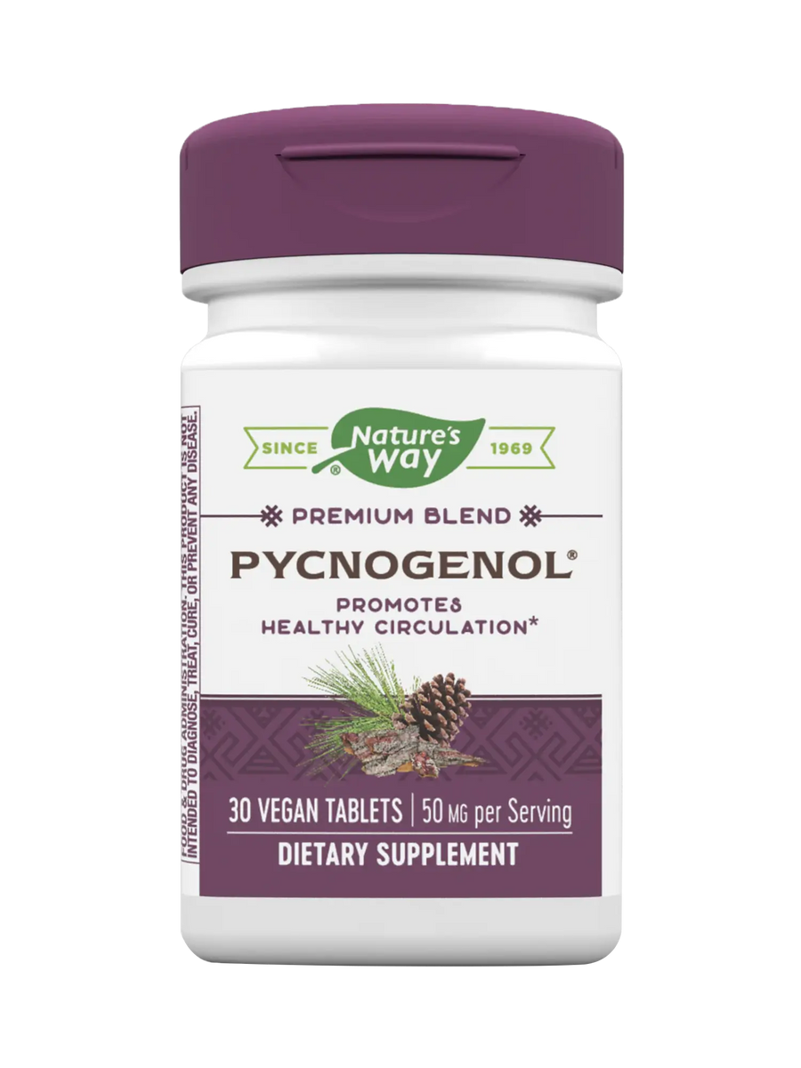 Pycnogenol - Mezcla Premium - 50mg - 30 Tabletas Veganas