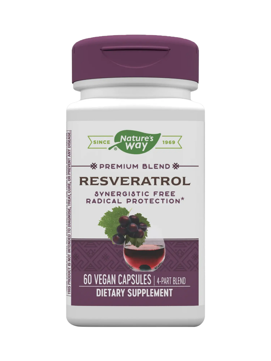 Resveratrol - Mezcla Premium - 60 Cápsulas Veganas