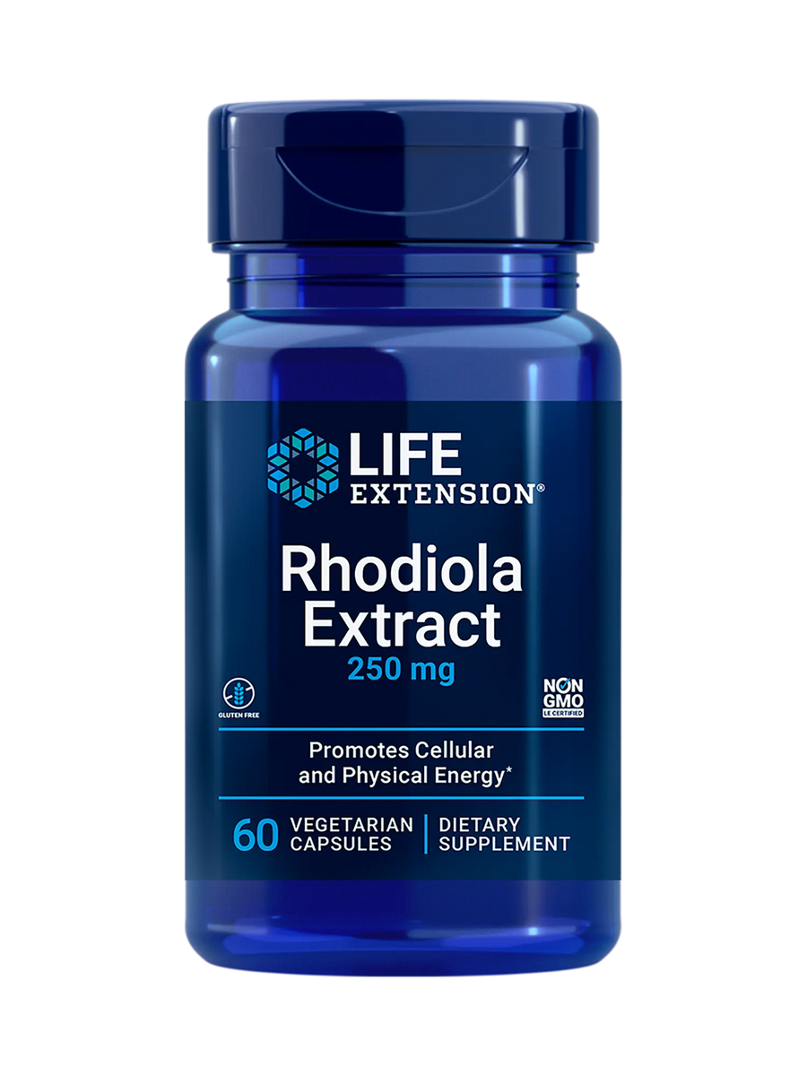 Extracto de rodiola 250 mg (60 vcaps) / Rhodiola Extract 250 mg (60 vcaps)