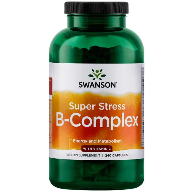 OFERTA 25% Super Estres, Complejo B Con Vitamina C (240 caps), Swanson