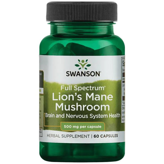 Hongo Melena de León 500mg (60 caps) / Lion´s mane Mushroom 500mg (60 caps)