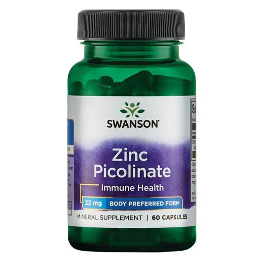 Picolinato de zinc 22mg (60 caps) / Zinc picolinate 22mg (60 caps)