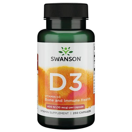 Vitamin D-3 400ui-10 mcg (250 Caps)