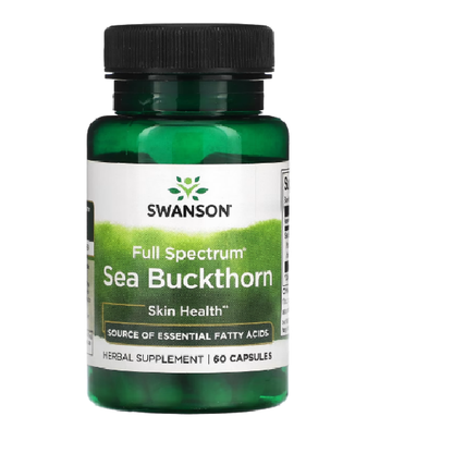 Full Spectrum Sea Buckthorn 400 mg (60 Caps), Swanson