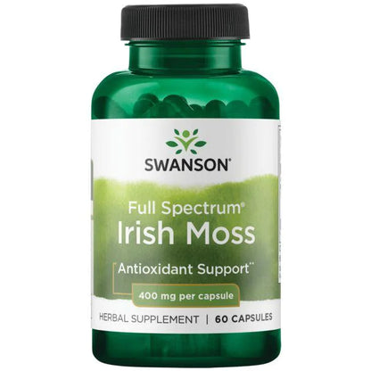 Swanson Premium - Musgo irlandés Full Spectrum 400mg 60 cap