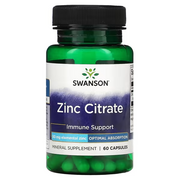 Citrato de Zinc, 50 mg (60 caps), Swanson