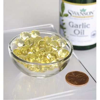 Swanson Premium - Aceite de ajo 500mg 250 softgels